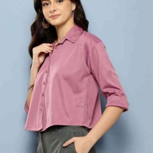 Cozy Crop Collar Shirt